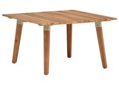 Table basse de jardin 60x60x36 cm Bois solide d'acacia