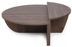 Table basse en bois 2 niveaux modulables Podila 90 cm