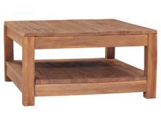 Table basse en bois de teck Aqua 68x67x35 cm