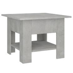 Table basse Gris béton 55x55x42 cm