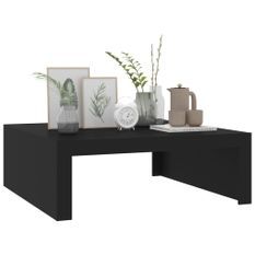 Table basse Noir 100x100x35 cm