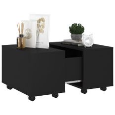 Table basse Noir 60x60x38 cm