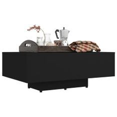 Table basse Noir 85x55x31 cm