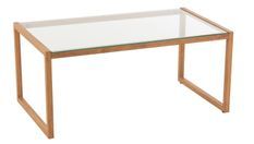 Table basse rectangulaire métal naturel Raymond L 50 cm