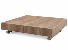 Table basse relevable extensible ALEXANDRA chêne 120 à 220 cm – Design italien