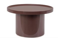 Table basse ronde OTILIA – finition brillante