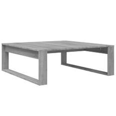 Table basse Sonoma gris 100x100x35 cm Bois d'ingénierie