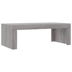 Table basse sonoma gris 102x50x36 cm bois d'ingénierie