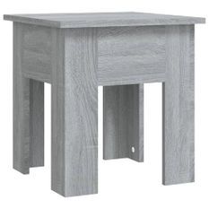Table basse Sonoma gris 40x40x42 cm