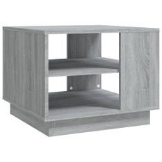 Table basse Sonoma gris 55x55x43 cm