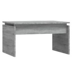 Table basse Sonoma gris 68x50x38 cm Bois d'ingénierie