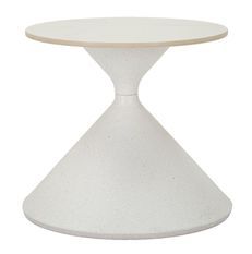Table blanche cm ø 42x40