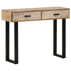 Table console 100x30x75 cm Bois de manguier massif