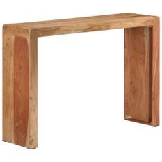 Table console 110x30x76 cm bois massif d'acacia