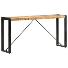 Table console 150x35x76 cm Bois de manguier massif