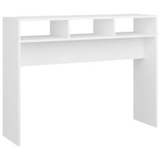 Table console Blanc 105x30x80 cm