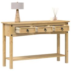 Table console Corona 114x34,5x73 cm bois de pin massif