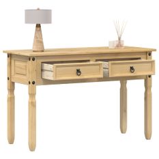 Table console Corona 115x46x73 cm bois de pin massif