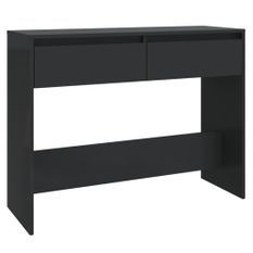 Table console Noir 100x35x76,5 cm