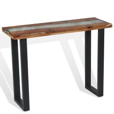 Table console Teck 100 x 35 x 75 cm