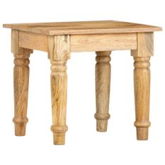 Table d'appoint 43 x 43 x 40 cm Bois de manguier massif 2