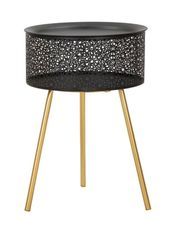 Table d'appoint avec rangement intégré Blacky