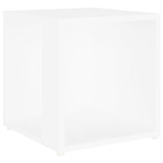 Table d'appoint Blanc 33x33x34,5 cm
