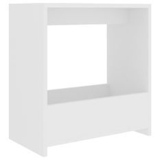 Table d'appoint Blanc 50x26x50 cm