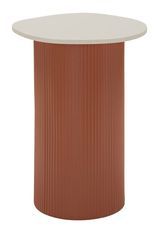 Table d’appoint effet marbre design compact élégant Frankfurt