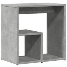 Table d'appoint Gris béton 50x30x50 cm