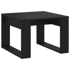 Table d'appoint Noir 50x50x35 cm