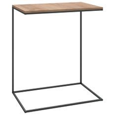 Table d'appoint Noir 55x35x66 cm