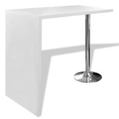 Table de bar blanc brillant Snook 117