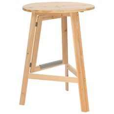 Table de bar pliable 78 cm Bois de sapin