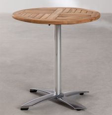 Table de bar ronde en bois Bruh 70 cm