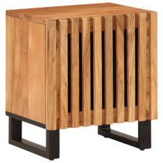 Table de chevet 40x33x46 cm Bois d'acacia massif