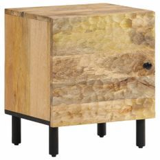 Table de chevet 40x33x46 cm Bois de manguier solide