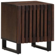 Table de chevet 40x33x46 cm Bois de manguier solide