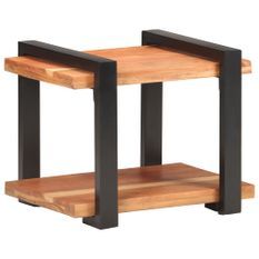 Table de chevet 50x40x40 cm Bois d'acacia massif