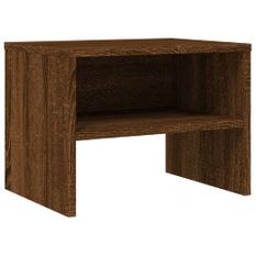 Table de chevet Chêne marron 40x30x30 cm Bois d'ingénierie