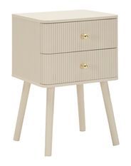 Table de chevet Shy 2 tiroirs design compact élégant