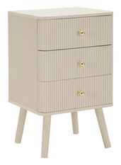 Table de chevet Shy 3 tiroirs design compact moderne