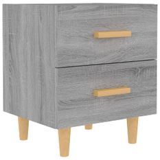 Table de chevet Sonoma gris 40x35x47,5 cm