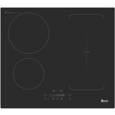 Table de cuisson induction - BORA - 4 foyers - L 59 x P 52 cm - BOTFI64S - 3 600W - Revetement Noir