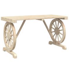 Table de jardin 115x55x65 cm bois de sapin massif