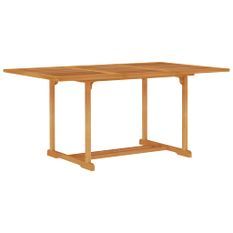 Table de jardin 150x90x75 cm Bois de teck massif 2