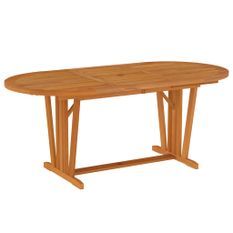 Table de jardin 200x100x75 cm Bois d'eucalyptus solide