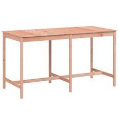 Table de jardin 203,5x90x110 cm bois massif de douglas