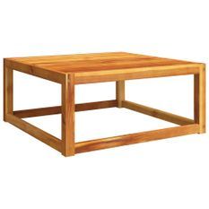 Table de jardin 65x65x29 cm bois massif d'acacia