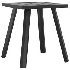 Table de jardin anthracite 34x34x38 cm acier